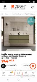 2 mobili sottolavabo  da 70 o 1 da 140