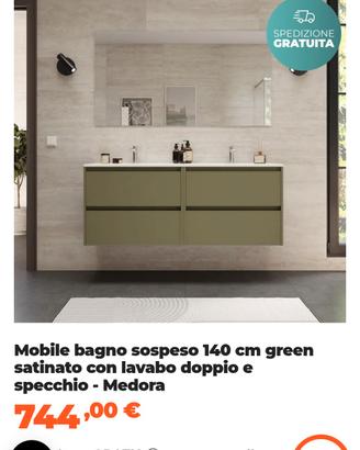 2 mobili sottolavabo  da 70 o 1 da 140
