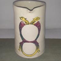 Boccale in ceramica smaltata antico 