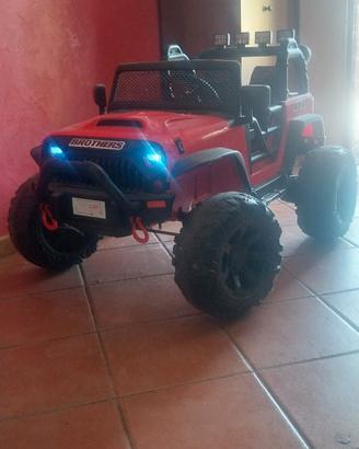 jeep elettrica 24 v batterie nuove maggiorate