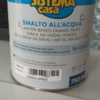 smalto all acqua sigillato