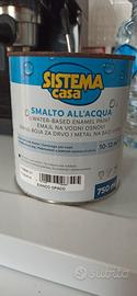 smalto all acqua sigillato