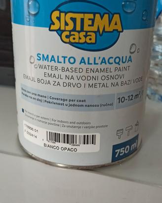 smalto all acqua sigillato