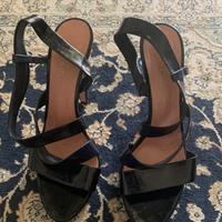 Sandalo in pelle nero marca Maria Cristina n 39