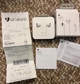 VENDUTO. Cuffie EarPods Originali Apple Lightning