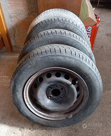 Cerchi + Gomme Pneumatici 165 70 14 - Dot 2012