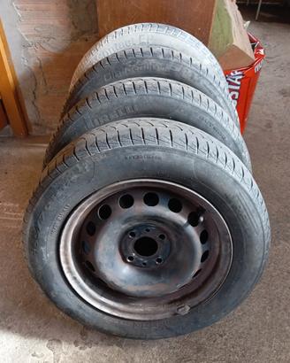 Cerchi + Gomme Pneumatici 165 70 14 - Dot 2012