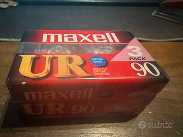 Tre Musicassette C 90 vergini ancora sigillate