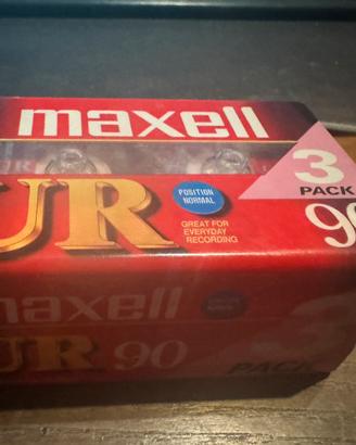 Tre Musicassette C 90 vergini ancora sigillate