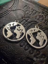 Orecchini Golden Earth in metallo