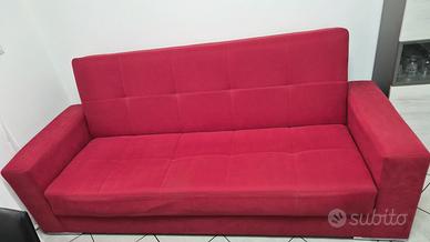 Divano letto in tessuto 