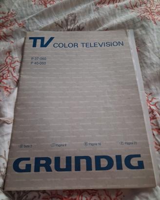 Istruzioni e schemi tv color grundig