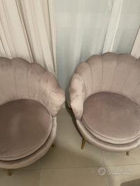 Poltrone design velluto