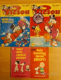 Fumetti Disney Picsou e Charles M.Schulz 