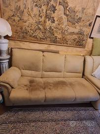 Divano letto marca Divani & Divani By Natuzzi pell