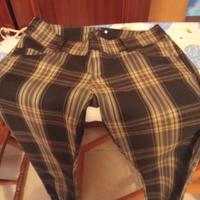 pantalone a quadri taglia M  unisex 