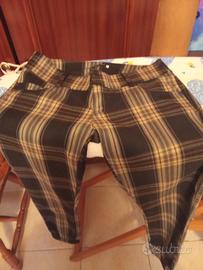 pantalone a quadri taglia M  unisex 