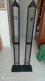 Coppia colonne porta CD in metallo – altezza 160 c