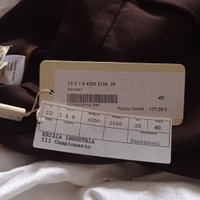 Pantaloni KRIZIA pura lana tg. 40 nuovi