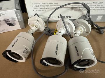 DVR con 4 telecamere