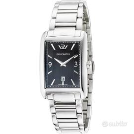 Philip Watch Orologio Cassa Acciaio Quadrante Nero