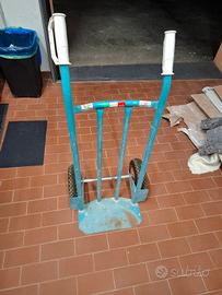 porta carichi ruote gomma da 250 kg