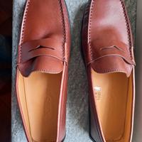 scarpe marrone nuove tods in pelle di vitello