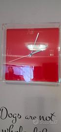Orologio Kartell Tic & Tac rosso Philippe Starck