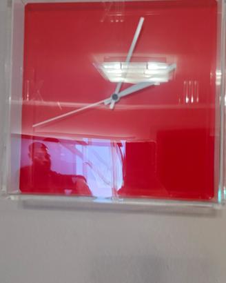 Orologio Kartell Tic & Tac rosso Philippe Starck