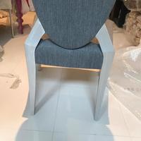 Coppia sedie foglia argento - Nuove- marca Selva