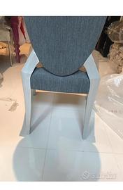 Coppia sedie foglia argento - Nuove- marca Selva