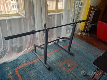 Set Bilanciere/pesi/panca