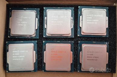6 CPU di sesta generazione (I5, I3 e Celeron)