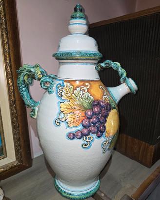 Vaso potiche ceramica Arno Firenze