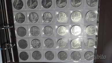 Lotto 10 lire spiga dal 1951 al 1956