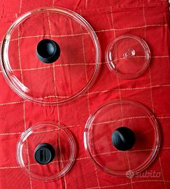 Set di coperchio per pentole in vetro temperato