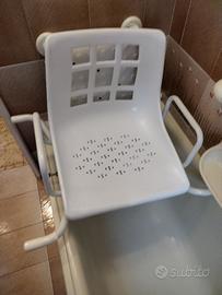 sedia per vasca da bagno girevole