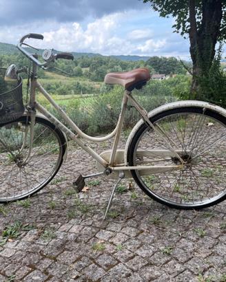 Bicicletta con freni a bacchetta