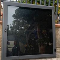 Bacheca alluminio grigia