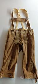Lederhosen pantaloni in pelle ragazzo