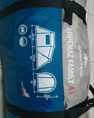 Tenda Quechua Arpenaz Family 4.1 + Materasso Air
