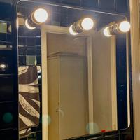 Specchio per bagno con 3 luci, 55cm x 55cm