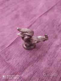 Gallo in argento