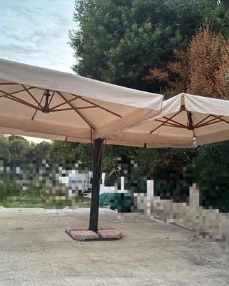 Ombrellone Professionale 6×6 m – 4 Bracci