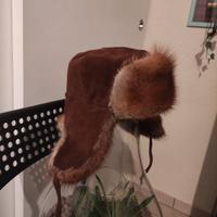 Colbacco Vintage Peacock Feather Vera Volpe Rossa