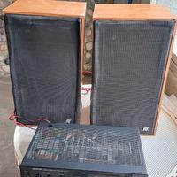 Amplificatore Kenwood con 2 Casse