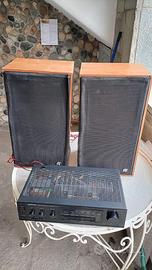 Amplificatore Kenwood con 2 Casse