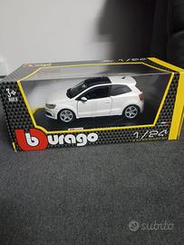 Modellino VW Polo Mark 5 GTI bianca scala 1/24
