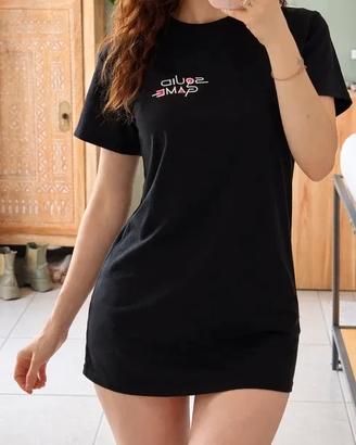 T-shirt Squid Game logo NUOVA tg.S ricamo handmade