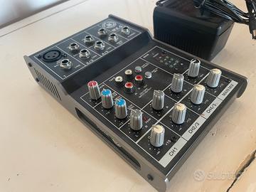 Mixer 5 canali dj producer synth batteristi